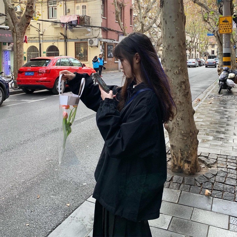 Áo Khoác Cotton Dáng Rộng Thời Trang Phong Cách Hàn Quốc Cho Nữ | BigBuy360 - bigbuy360.vn