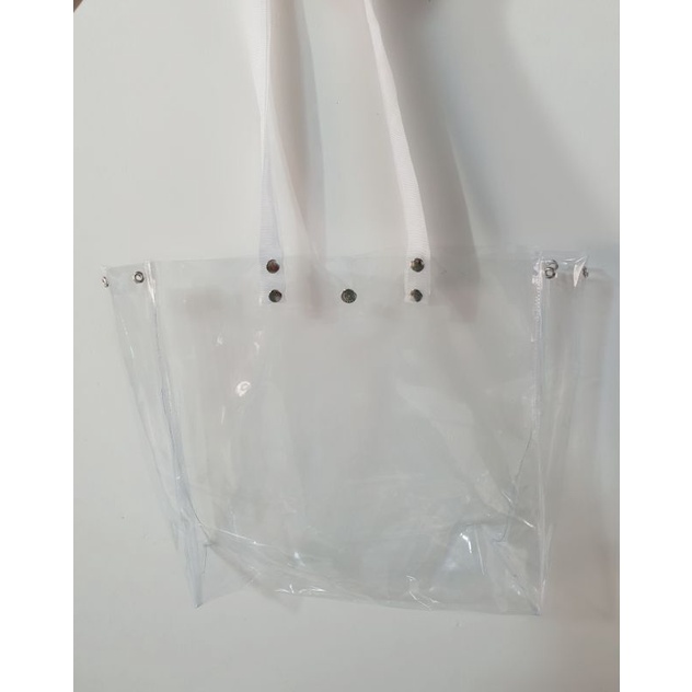 TÚI PVC TRONG SUỐT ĐI BIỂN CHỐNG THẤM NƯỚC 40CM X 40CM X 10CM DÀY 0.2MM