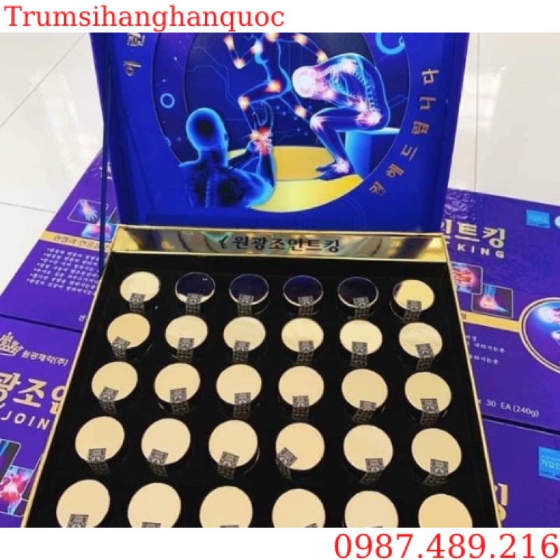 Viên Uống Bổ Khớp Joint King Hàn Quốc, Hộp 30 Lọ x 8g, Giúp Cải Thiện Đau Nhức Xương Khớp Hiệu Quả