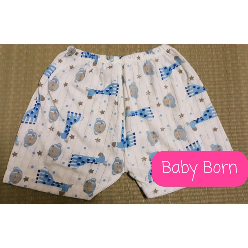 Quần đùi cotton giấy cho bé sơ sinh-11kg