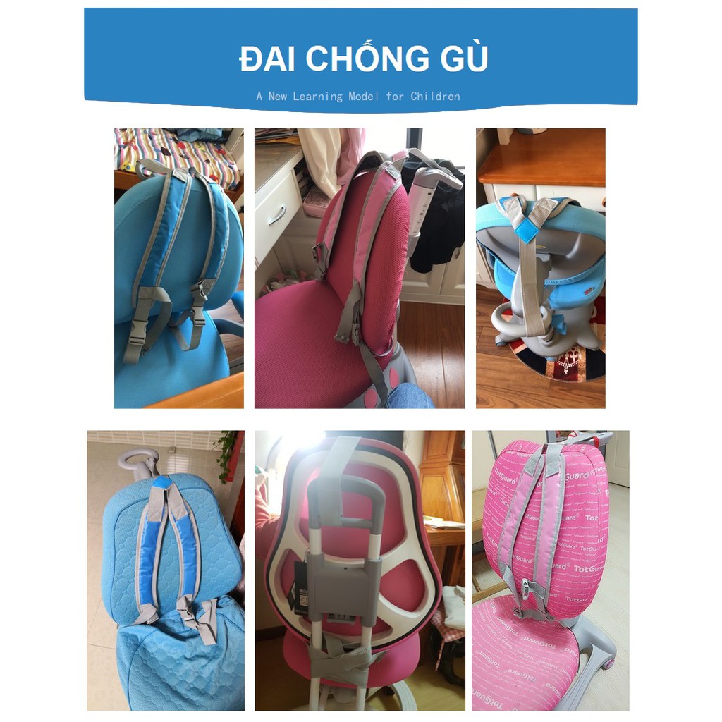 Đai chống gù cho ghế. Dùng cho mọi loại ghế thông minh _MOMOMART