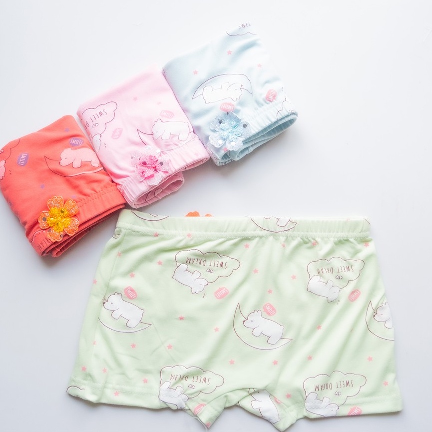 Quần Trẻ Em Cotton An Toàn Cho Bé Họa Tiết Dễ Thương DAN L&amp;U 0553