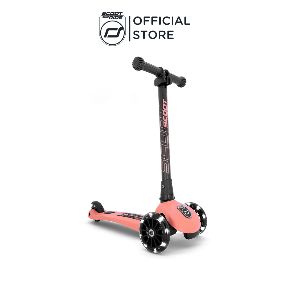 Xe scooter trẻ em Scoot and Ride Highwaykick 3 LED (Peach)