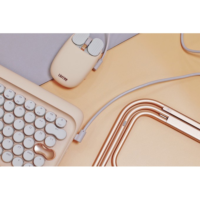 Bàn phím cơ Bluetooth Lofree - Milk Tea