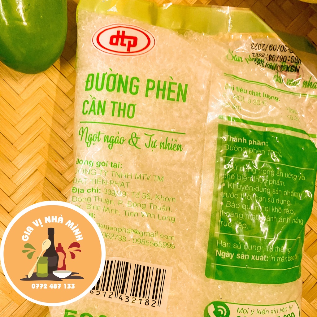 ĐƯỜNG PHÈN HẠT CẦN THƠ- GÓI 500GR