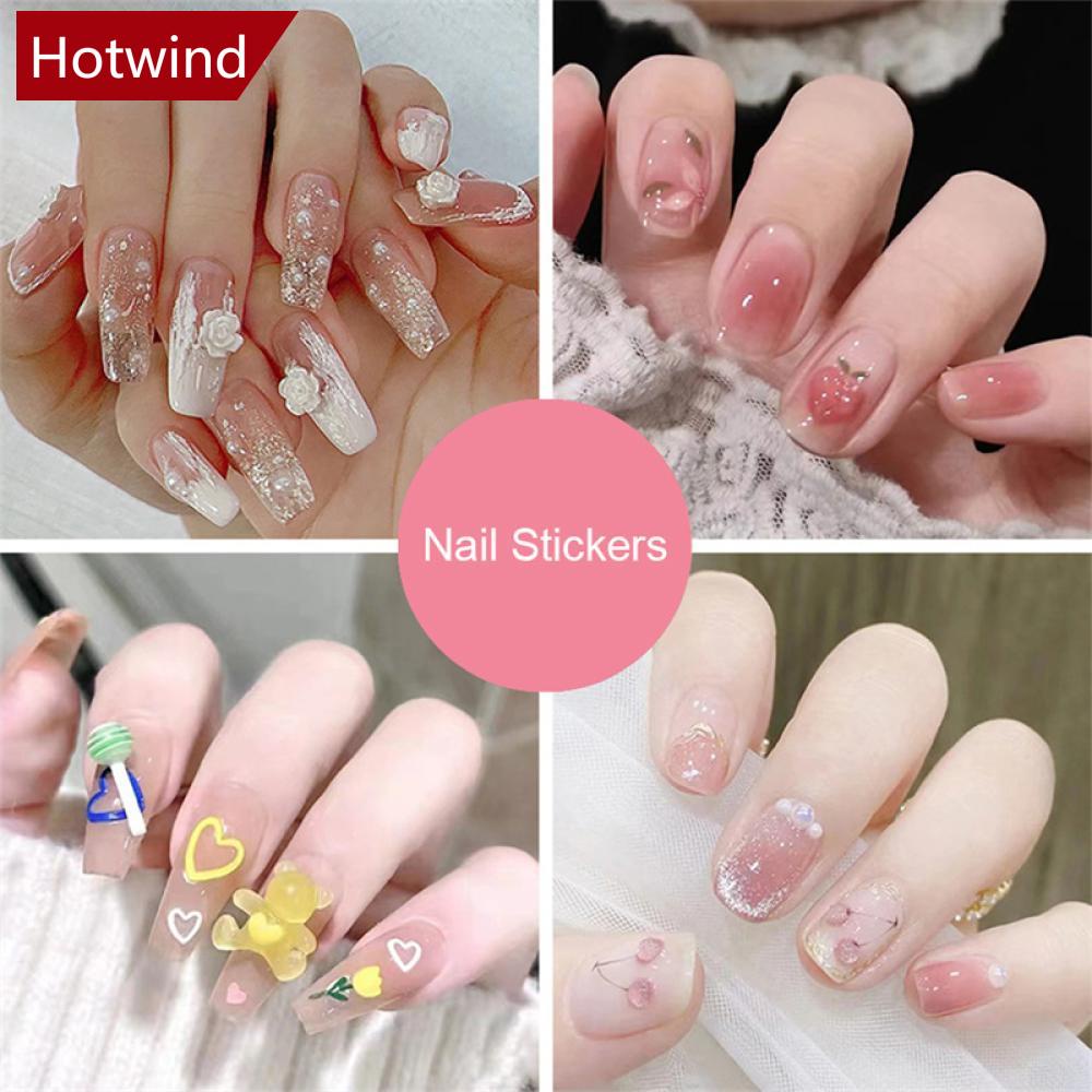 Bộ 24 Móng Tay Giả Nhiều Màu Sắc H3L6 Có Thể Tháo Rời Tiện Dụng