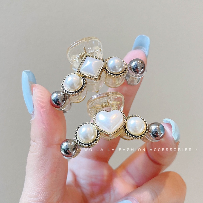 Kẹp bấu tóc đính ngọc trai giả thời trang cho nữ