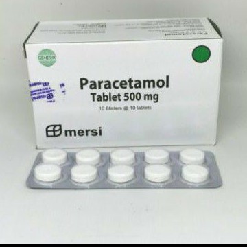 Mô Hình Xe Paracetamol 500 mg Mersi Perbox