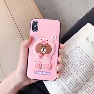 ỐP GẤU NỔI SILICONE - CASE IPHONE