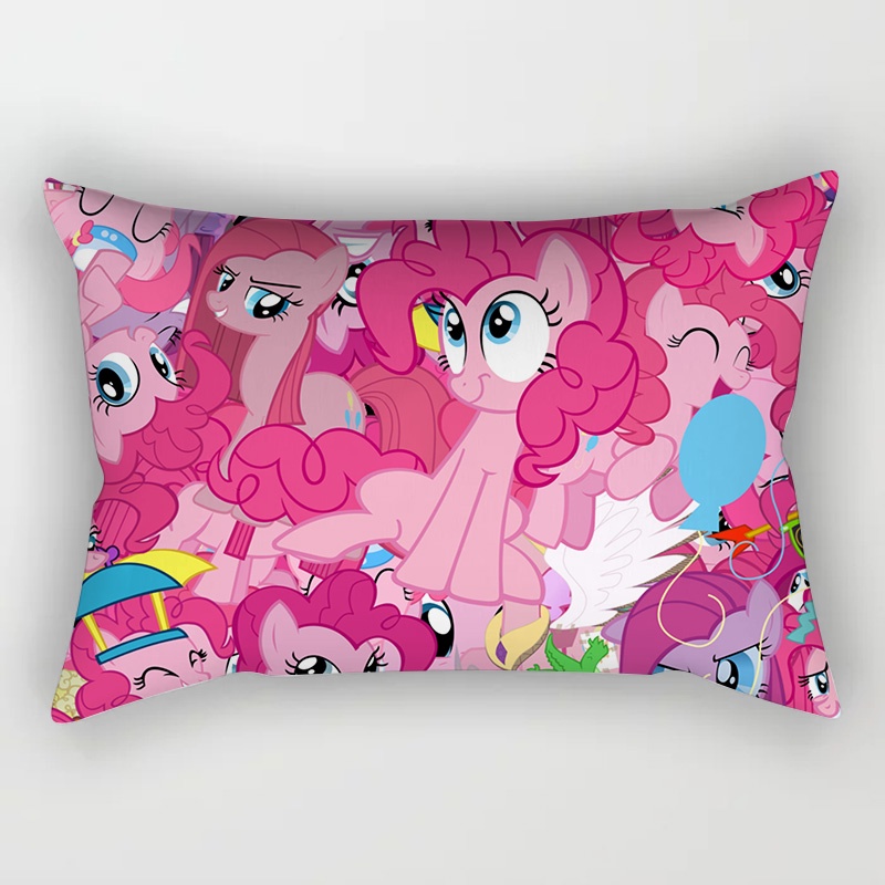 Vỏ Gối Chữ Nhật 30x50cm/50x75cm In Hình Ngựa Pony Dễ Thương