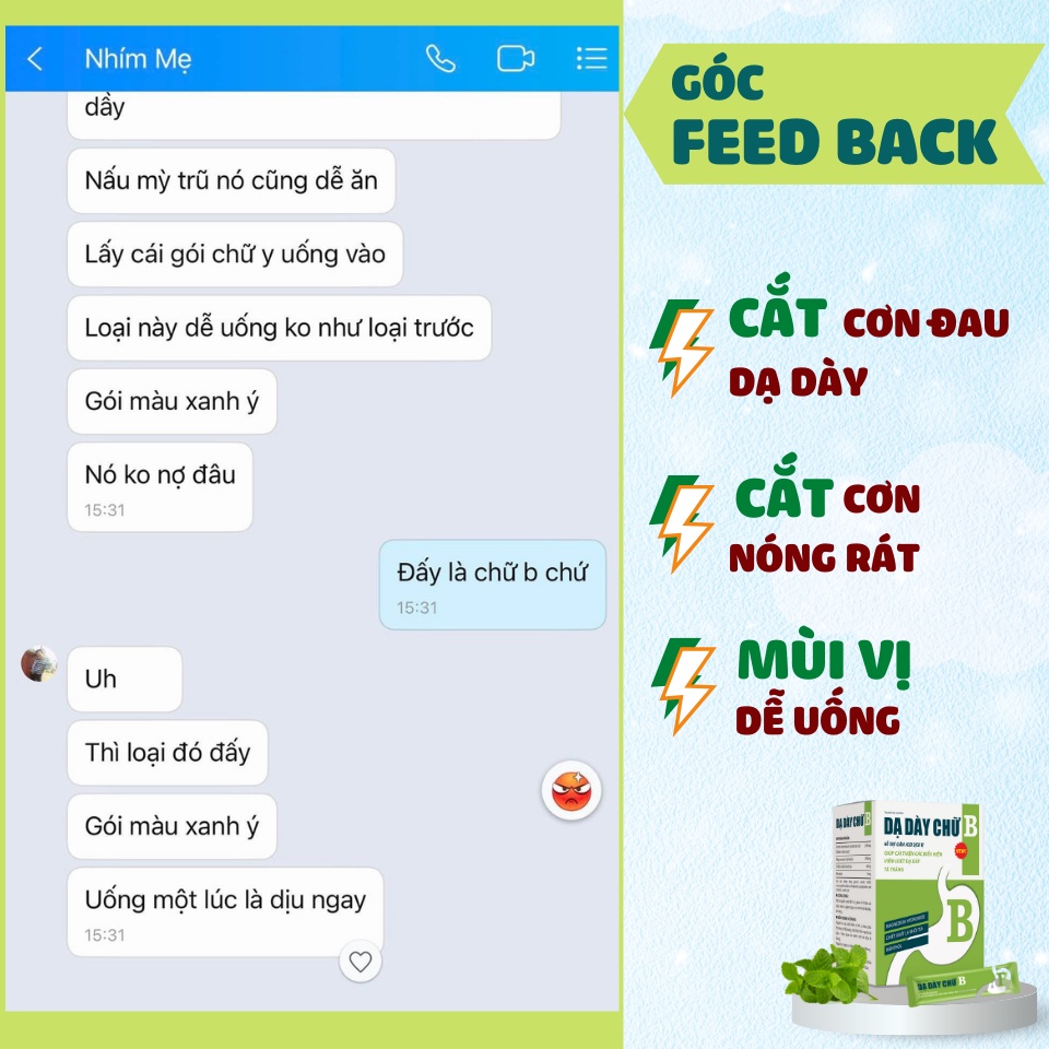 Dạ dày chữ B cắt cơn trào ngược, giảm tiết acid, giảm viêm loét dạ dày