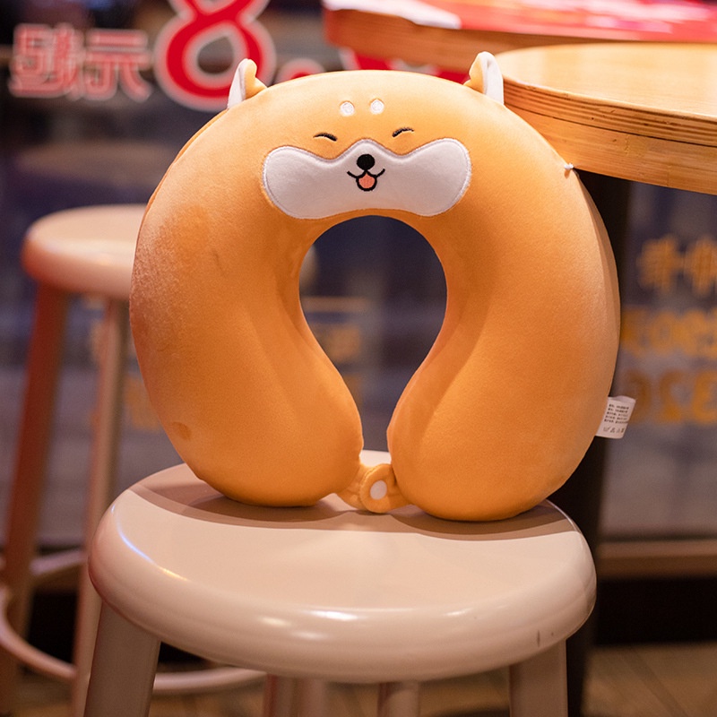 Gối cổ chữ U kê cổ chống đau mỏi vai gáy dành cho văn phòng, ô tô, máy bay phù hợp mọi đôn tuổi