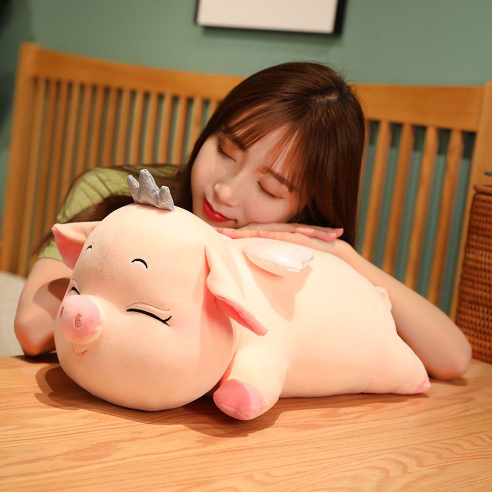 Thú Nhồi Bông Hình Chú Heo Hoạt Hình Đáng Yêu