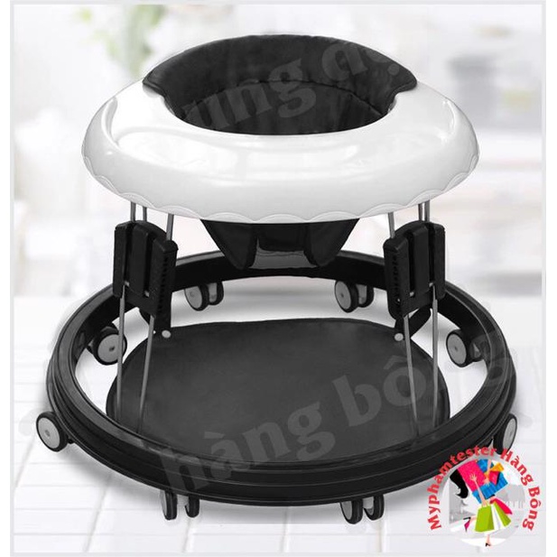 Xe tròn tập đi cho bé có thể hấp gọn