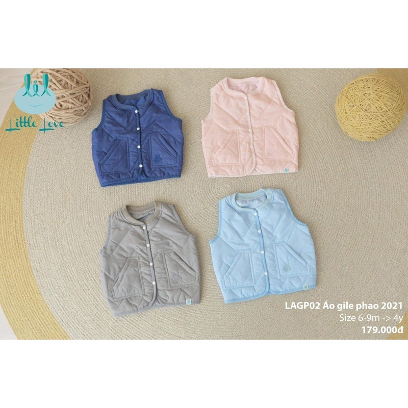 Gile phao Little Love siêu mềm ấm cho bé trai bé gái từ 6 tháng đến 4 tuổi