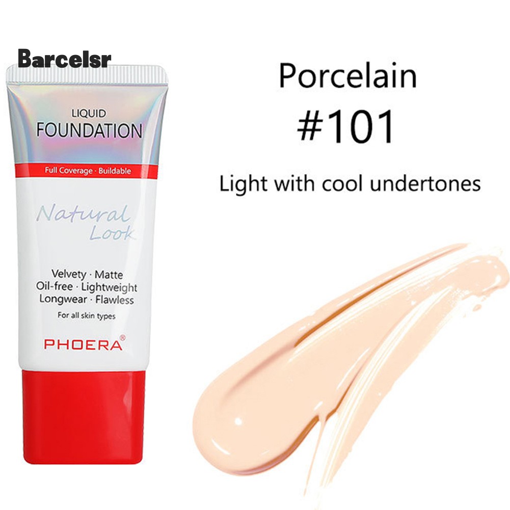 [Hàng mới về] Kem nền dạng lỏng PHOERA nhung mịn che khuyết điểm | BigBuy360 - bigbuy360.vn