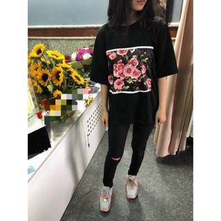 Áo tay lỡ in unisex nam/nữ