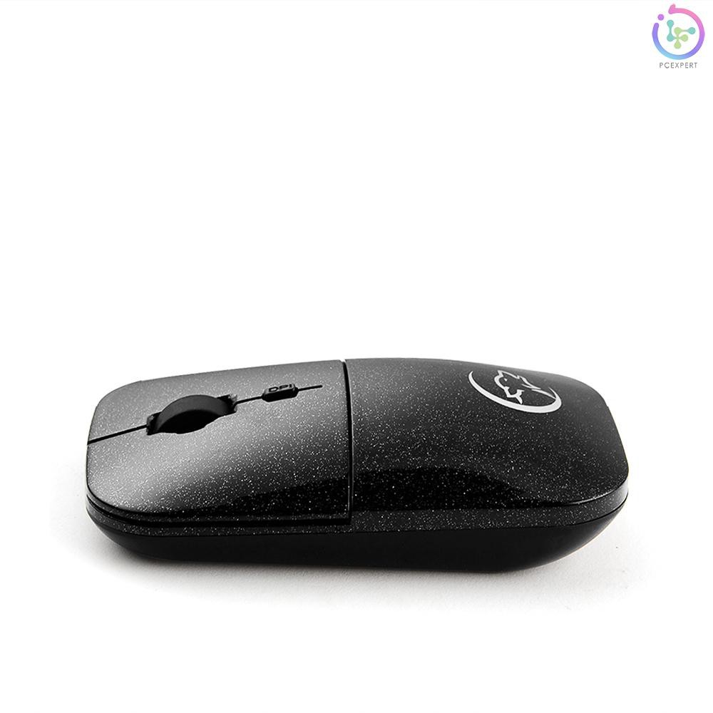 PCER♦G822 Wireless Mouse 2.4GHz Adjustable 2400DPI Ergonomic Design 4 Buttons Business Travel Fashio