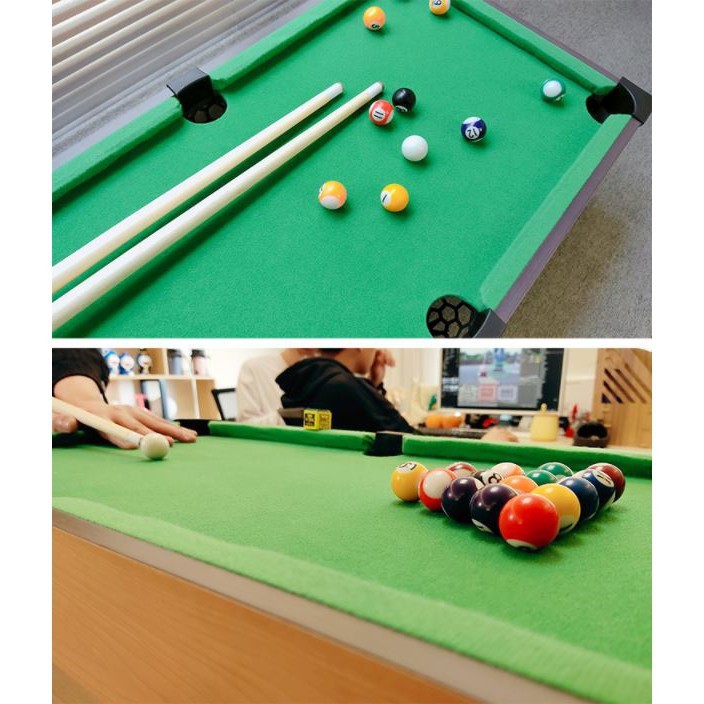 Bàn bi a mini  36*8*24cm - bida, bi da mini bằng gỗ, vải nỉ tiêu chuẩn - đồ chơi, quà tặng cho bé