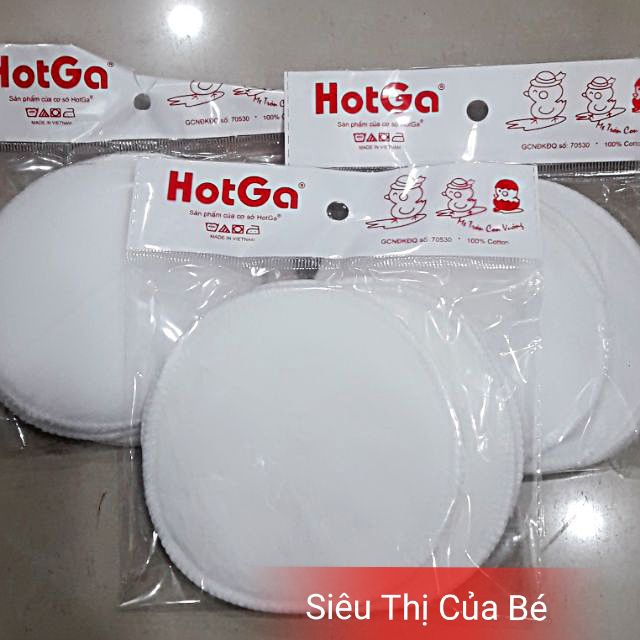 4 miếng lót thấm sữa Hotga giặt được ( 1 gói 4 miếng)