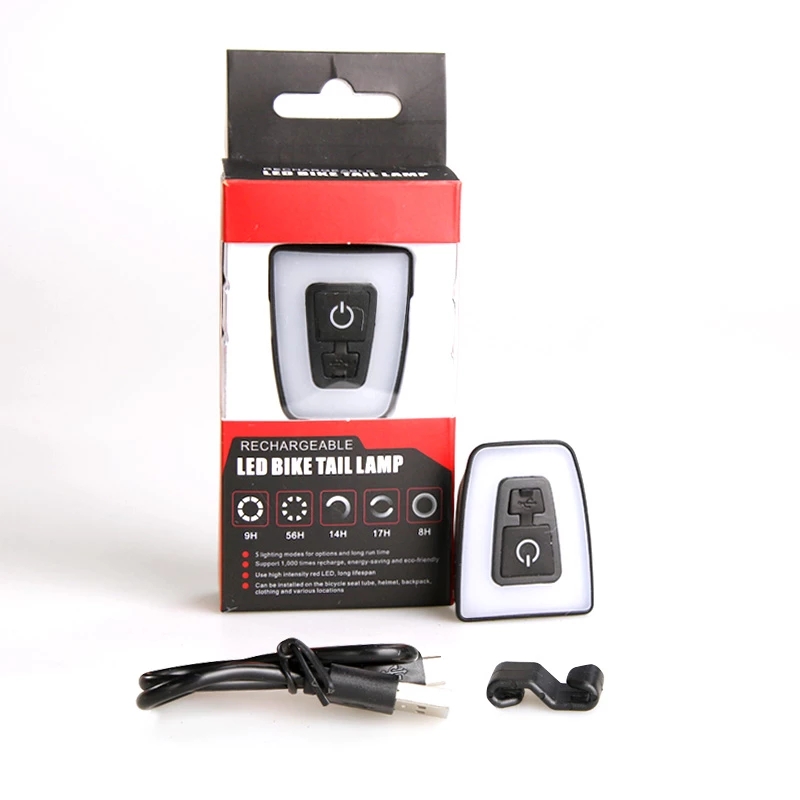 Đèn Led Gắn Đuôi Xe Đạp Chống Thấm Nước Sạc USB Tiện Dụng