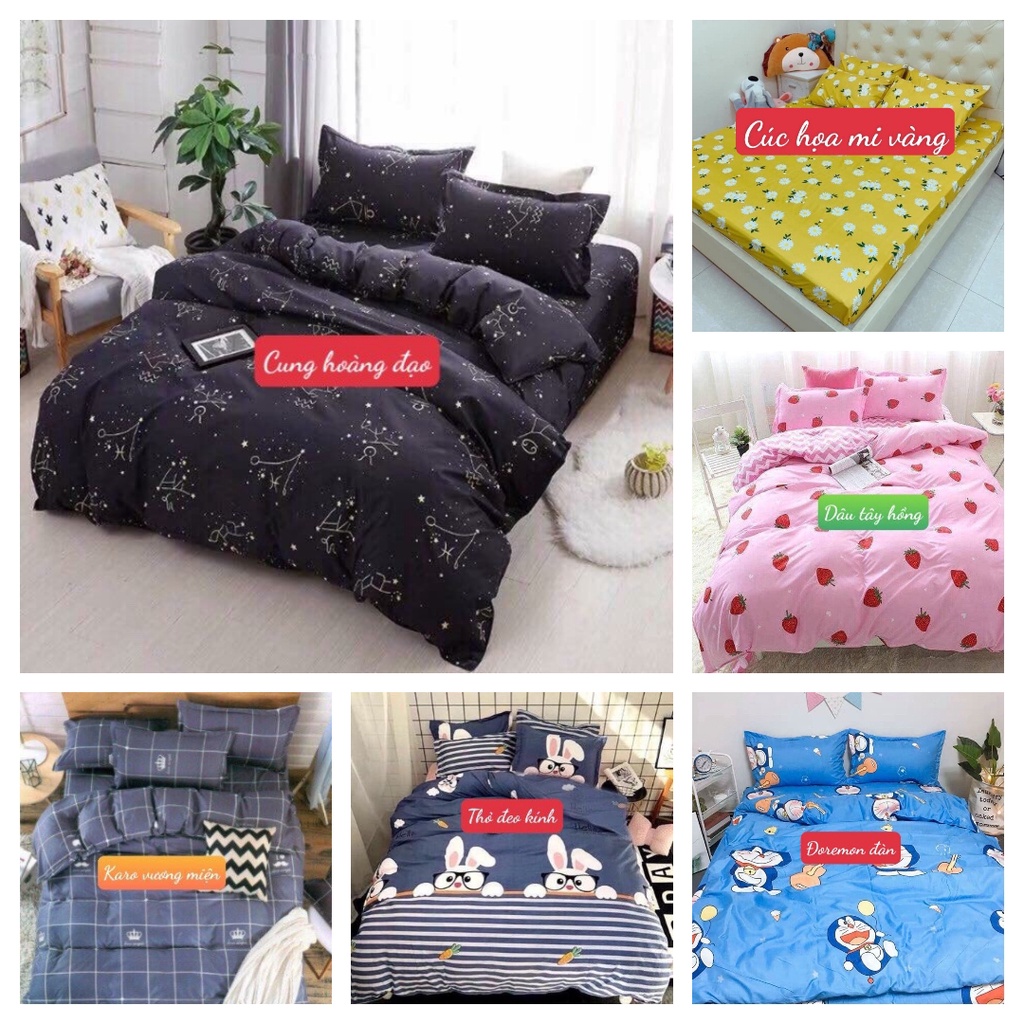 Ga Gối Trải Giường, M2 M4 M5 M6, vải Coton Poly mềm mịn