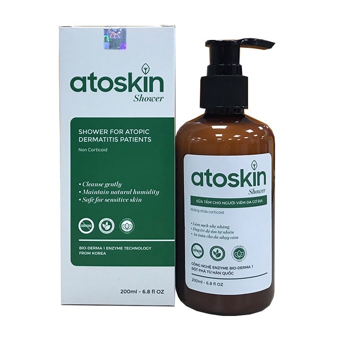 ATOSKIN SHOWER -sữa tắm cho làn da cơ địa