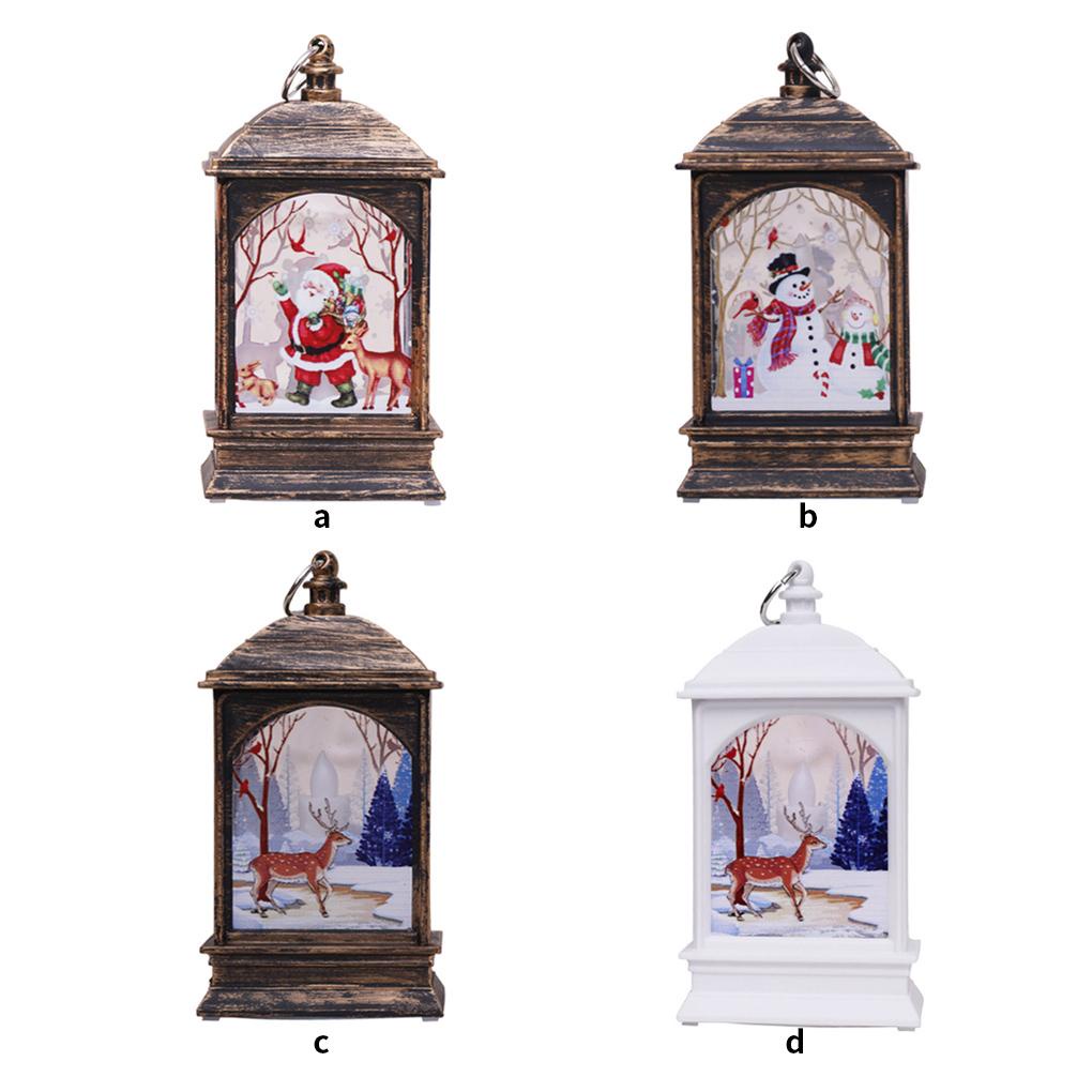 Lồng Đèn LED Treo Trang Trí Giáng Sinh Phong Cách Vintage