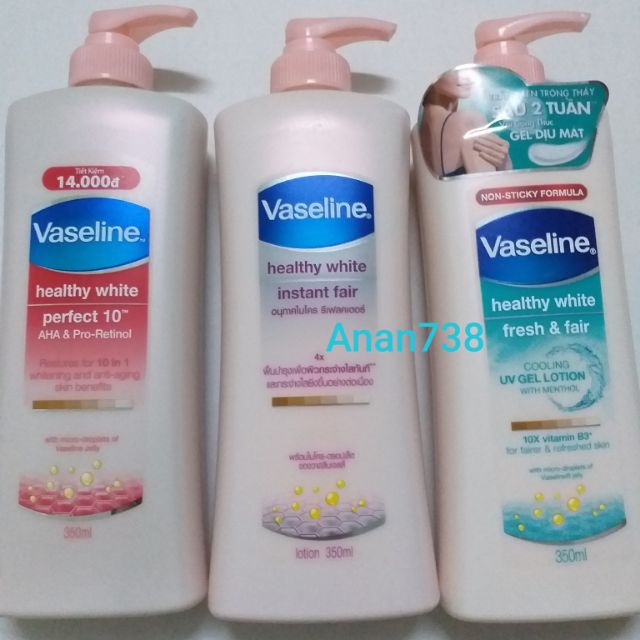 Sữa dưỡng thể Vaseline 350ml