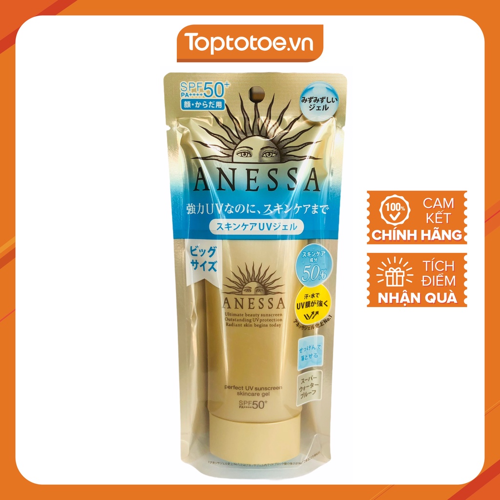 GEL Chống Nắng Anessa Perfect UV Sunscreen Skincare Gel Spf 50+ Pa++++ 90g