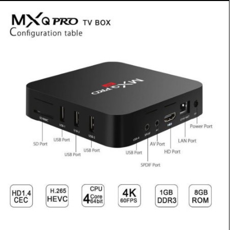 Mới Tv Box Android 7.1 X96 Mini Ram 2g Rom 16g Và Phụ Kiện