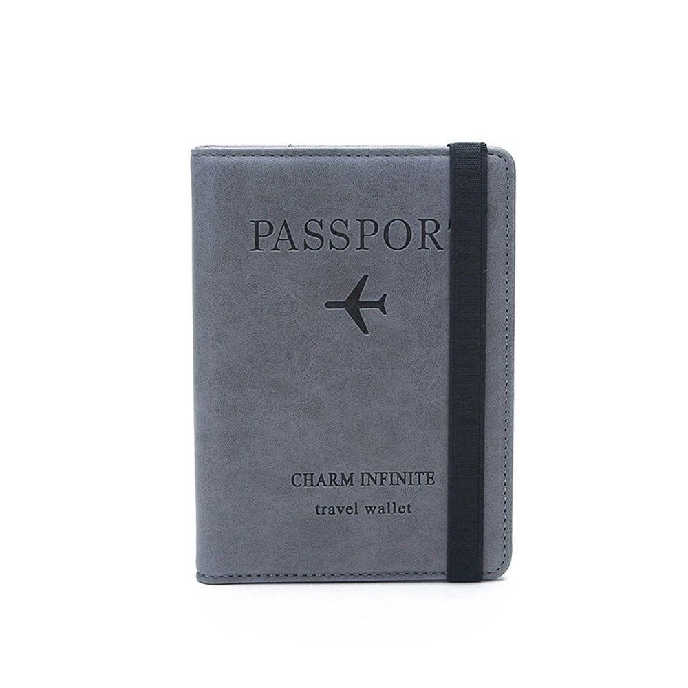 Jarred bìa hộ chiếu dụng cụ ngoài trời da pu kinh doanh rfid chặn tiền xu ví tổ chức hộp đựng id thẻ ngân hàng túi lưu trữ sổ hộ chiếu