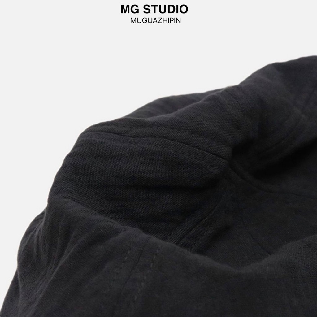 Mũ Beret MG STUDIO Chất Liệu Cotton-ramie Phong Cách Retro 4 Màu Tùy Chọn