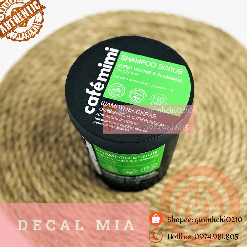 Tẩy da chết da đầu Cafe Mimi Super Volume Shampoo | BigBuy360 - bigbuy360.vn