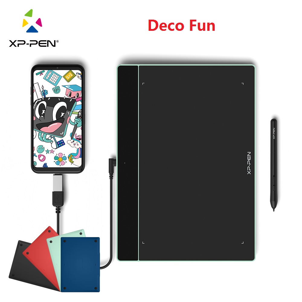 Set 2 đầu chuyển đổi OTG XPPEN AC59 Micro USB Type C 3.0 cho máy tính bảng Deco Fun Dem 01V2 Pro Star G640S