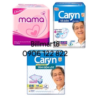 Tấm lót Caryn sau sinh Tã dán Caryn sau sinh Băng vệ sinh mama Diana cho