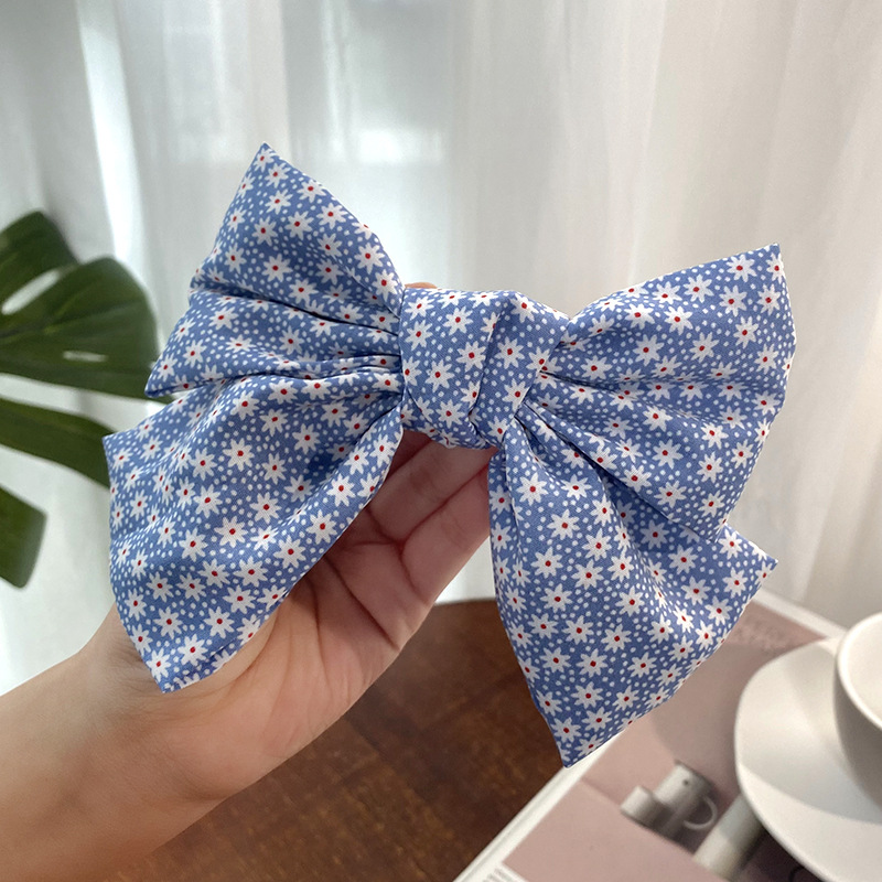 Kẹp Tóc Đính Nơ Phong Cách Hàn Quốc Cho Nữ