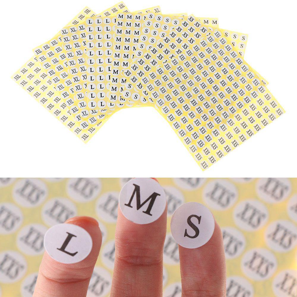 HECCEH Cuộn 1980 Nhãn Dán Phân Loại Quần Áo DIY
