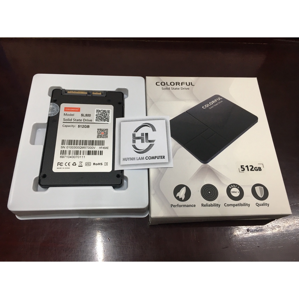 Ổ cứng SSD 512GB Colorful SL500 chuẩn 2.5inch Sata3 tốc độ cao chính hãng - NWH phân phối | WebRaoVat - webraovat.net.vn