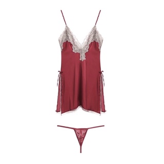 Váy ngủ hai dây lụa sexy cao cấp