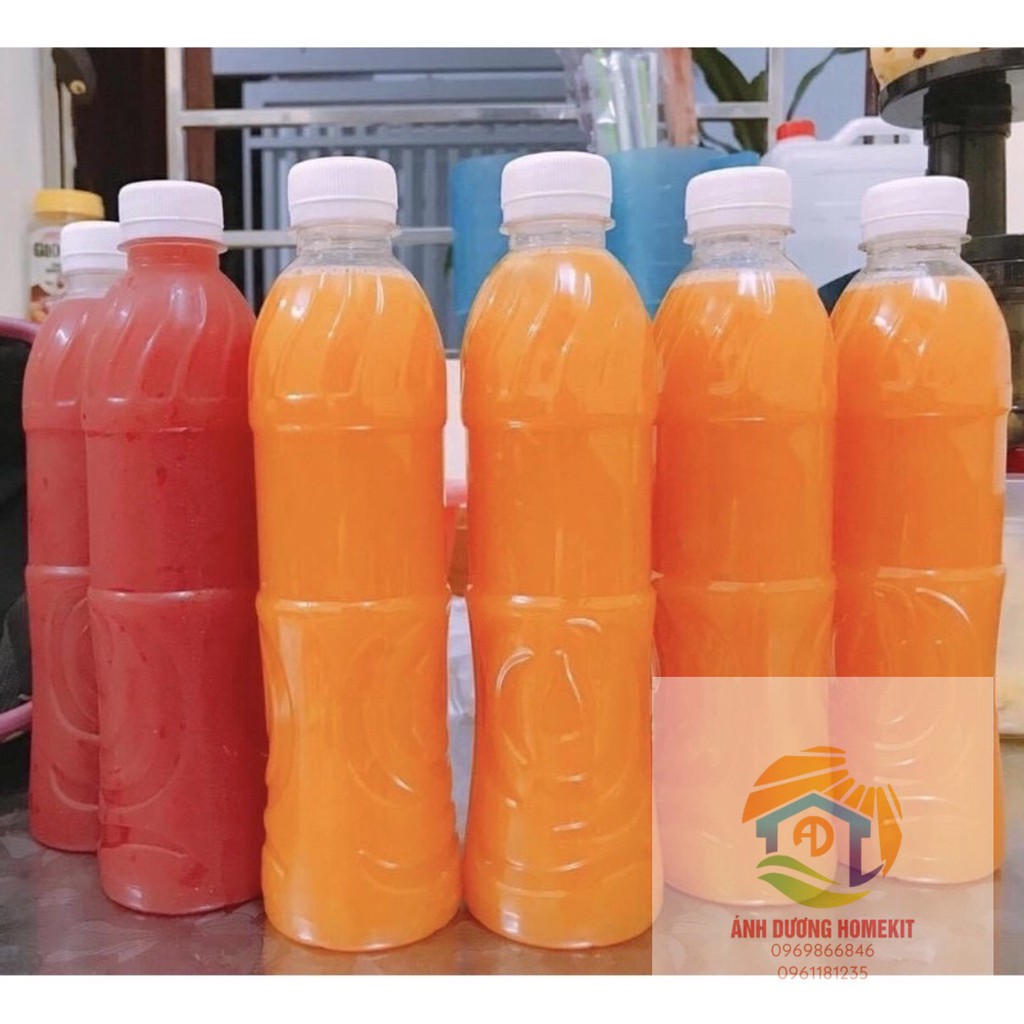 Chai nhựa 330ml, 500ml đựng trà sữa, nước ép nhựa SONG LONG cao cấp anhduonghomekit