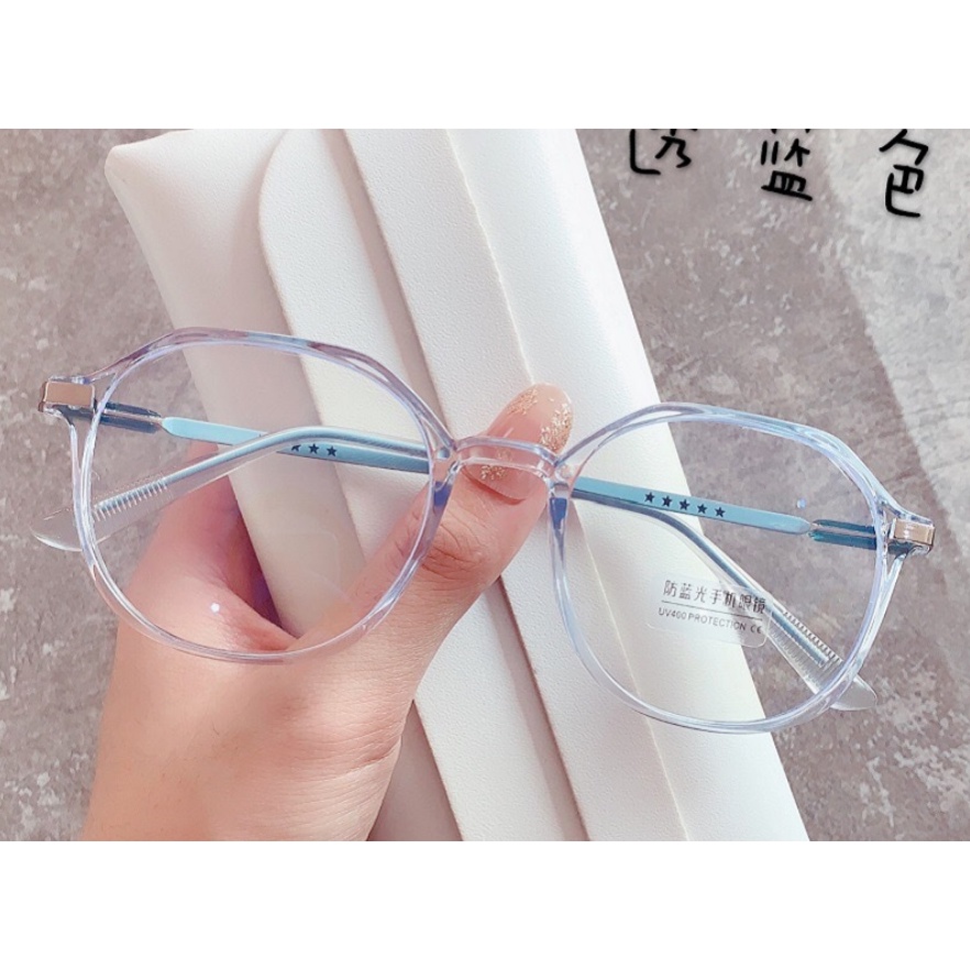 [❤️RẺ VÔ ĐỊCH❤️] Mắt kính giả cận gọng dẻo hàn quốc ,Gọng kính nam nữ giả cận 0 độ chống ánh sáng xanh, tia UV.