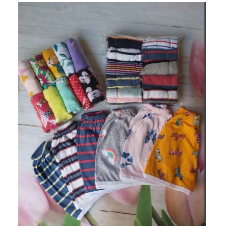 Gói combo 10 chiếc quần đùi cotton cho bé hàng Việt Nam