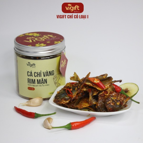 [LOẠI I - 200Gr] Cá Chỉ Vàng Rim Cay VIGIFT - Cam Kết Hoàn Tiền 100% Nếu Không Đúng Chất Lượng - Đặc Sản Đà Nẵng [DSM17]