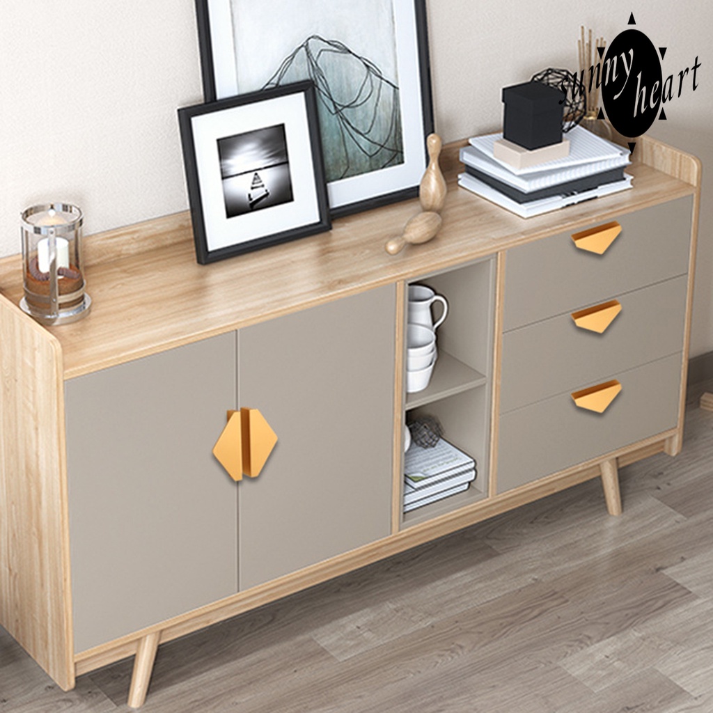 Tay Nắm Ngăn Kéo Tủ Bằng Đồng Thau Hình Bán Nguyệt Tinh Xảo Phong Cách Hiện Đại Cho Nhà Bếp