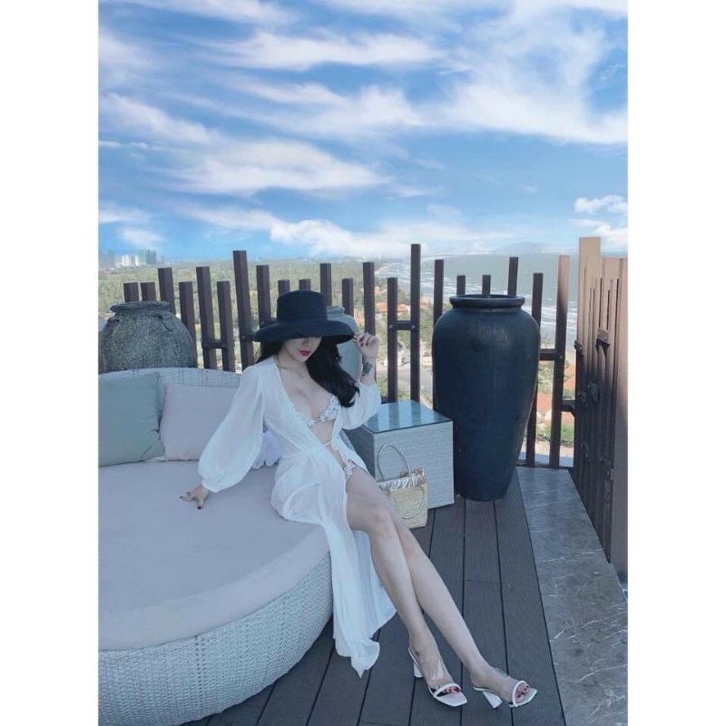 Áo choàng voan bikini đi biển ,đi chơi Quảng châu | BigBuy360 - bigbuy360.vn