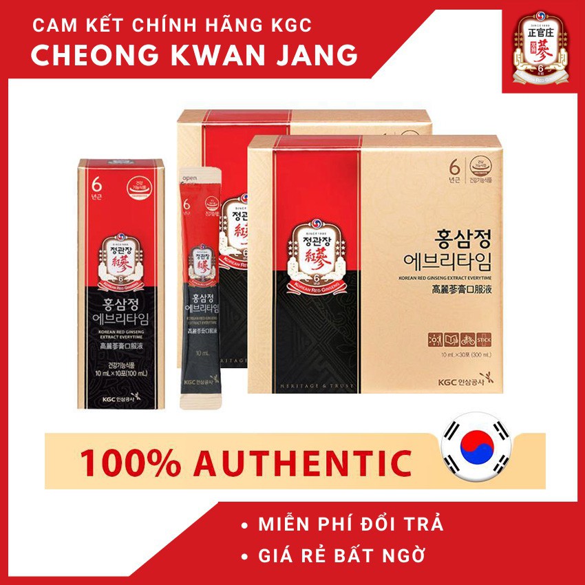 Tinh Chất Hồng Sâm KGC Cheong Kwan Jang Everytime Original 30 Gói x 10 ml