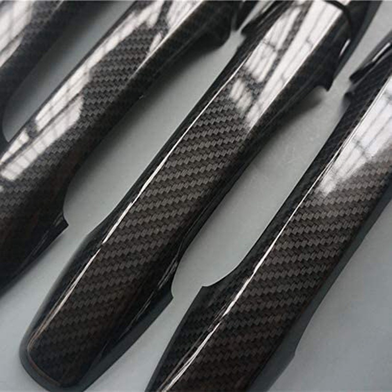 Vỏ Bọc Tay Nắm Cửa Bên Ngoài Bằng Sợi Carbon Trang Trí Cho Honda Civic 2006-2011 &amp; Pilot 2009-2015