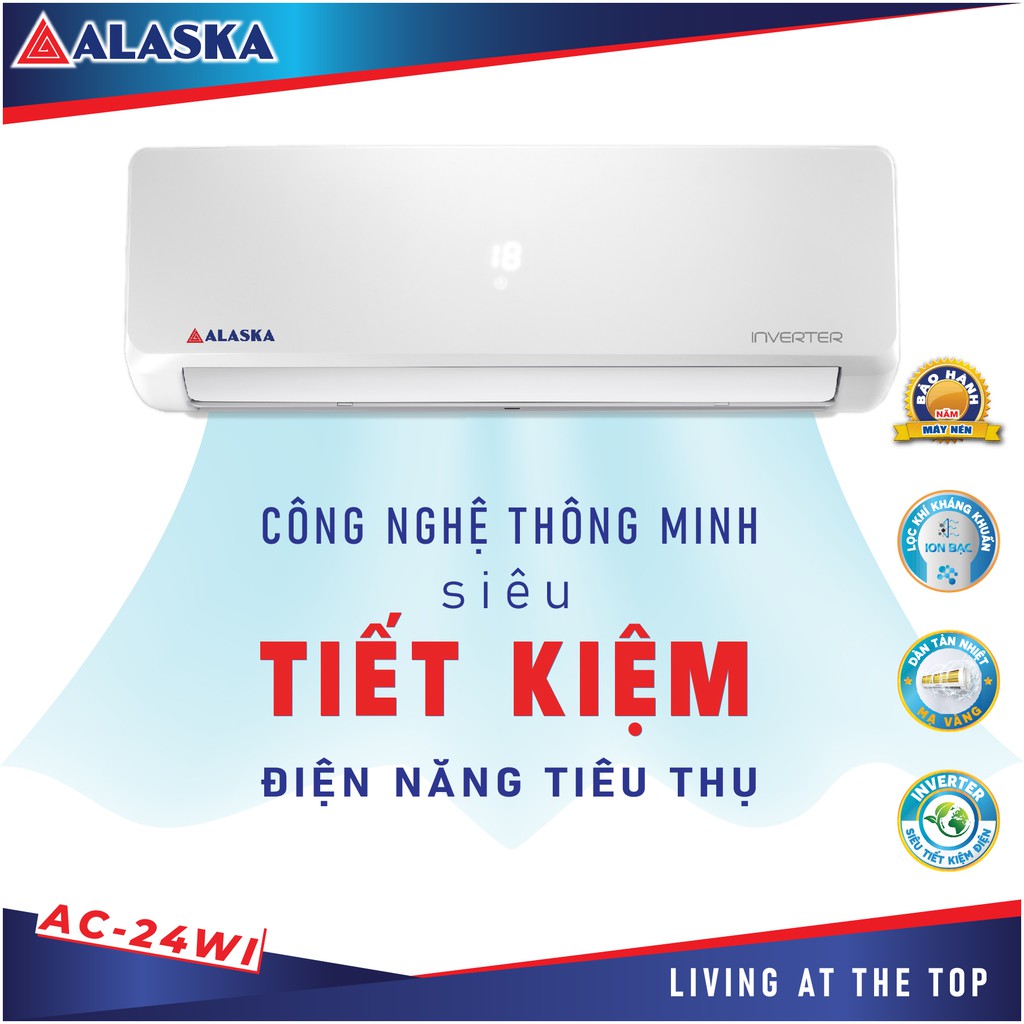 Máy Lạnh Treo Tường ALASKA INVERTER AC-24WI