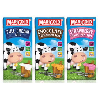 Sữa tươi tiệt trùng  Marigold (thùng 24 * 200ml)( vị dâu, socola, flullcream)
